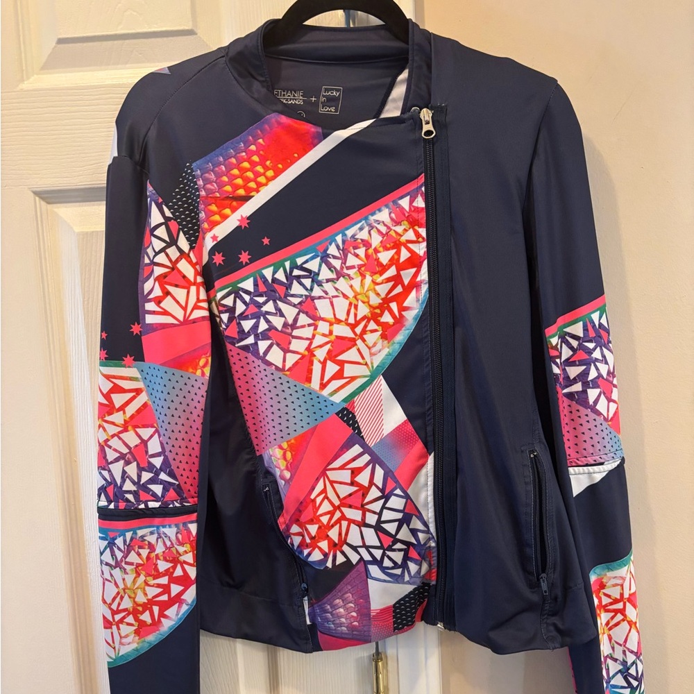 Lucky in Love Women's Multicolor Jacket Size M